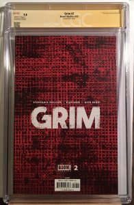 Boom! Grim #2 1:25 Frison Virgin SIGNED CGC 9.8 NM+/M