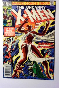 Uncanny X-Men #147 1981 Marvel Newsstand Cyclops Wolverine Storm Colossus Comic
