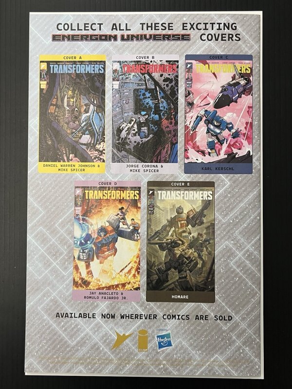 TRANSFORMERS #17 1:25 ANACLETO VAR IMAGE COMICS 2025 NM IN-HAND PROSHIPPER