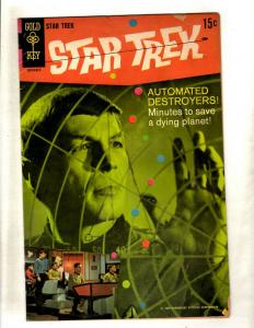 Star Trek # 3 VG/FN Gold Key Silver Age Comic Book 1968 Spock Capt. Kirk NE1