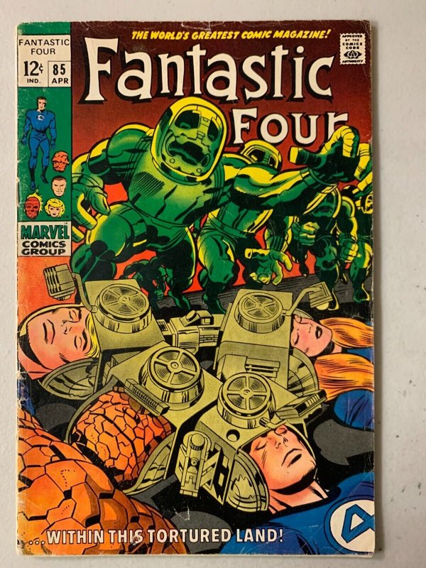 Fantastic Four #85 Doctor Doom 4.5 (1969)