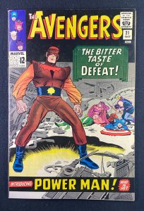 Avengers (1963) #21 VF (8.0) Don Heck 1st App Power Man Jack Kirby Cover un