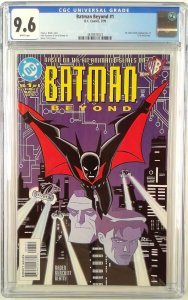 BATMAN BEYOND 1 (1999) CGC 9.6 1ST APPEARANCE TERRY MCGINNIS (SLAB GRADE)