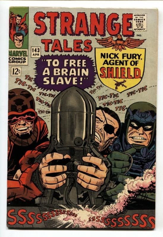 STRANGE TALES #143-comic book NICK FURY/DR. STRANGE-MARVEL-JACK KIRBY FN+