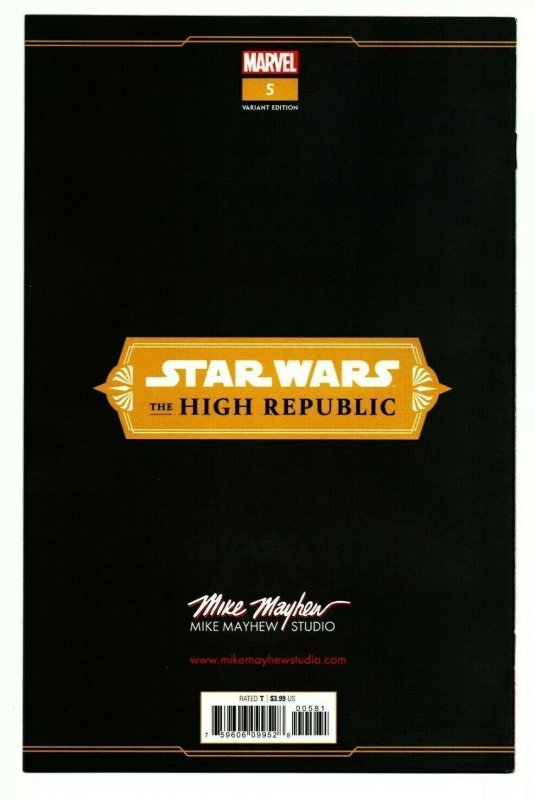 STAR WARS: HIGH REPUBLIC #05 (2021) MIKE MAYHEW | TRADELESS VIRGIN | 1ST APPS