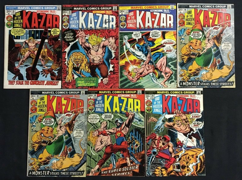 TARZAN KORAK KAZAR - JUNGLE LOT GD-VF KUBERT ETC.