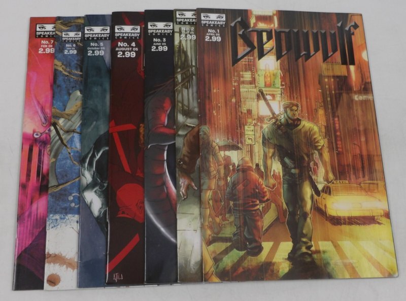 Beowulf #1-7 VF/NM complete series Gods and Monsters -Brian Augustyn ; Speakeasy