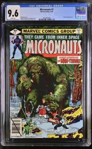 MICRONAUTS #7 CGC 9.6 MAN-THING NEAL ADAMS WHITE PAGES 3008