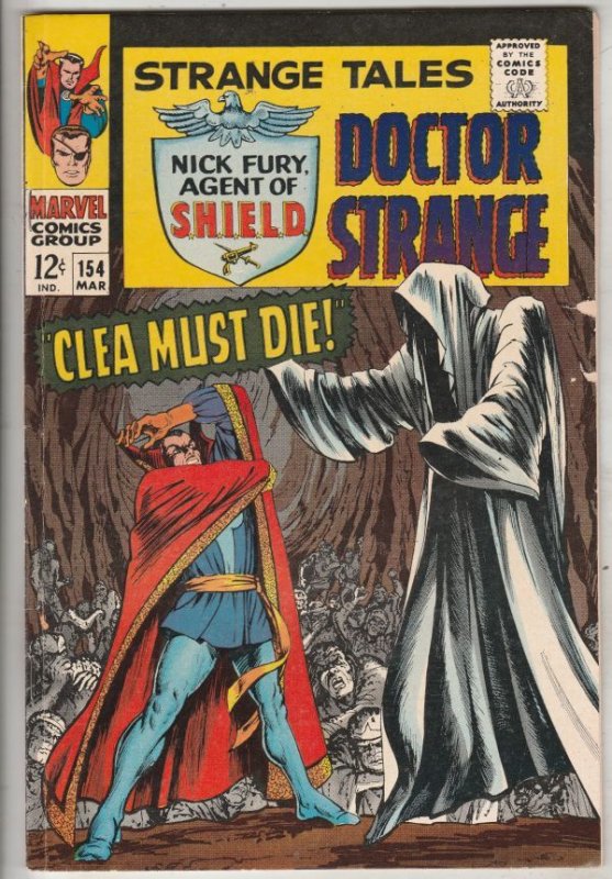 Strange Tales #154 (Mar-67) FN+ Mid-High-Grade Nick Fury, Dr. Strange