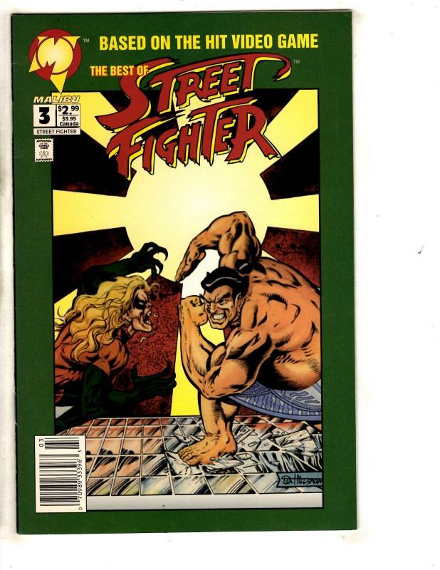 Street Fighter # 3 NM Malibu Comic Book Video Game E-Honda Super-Heroes SS10