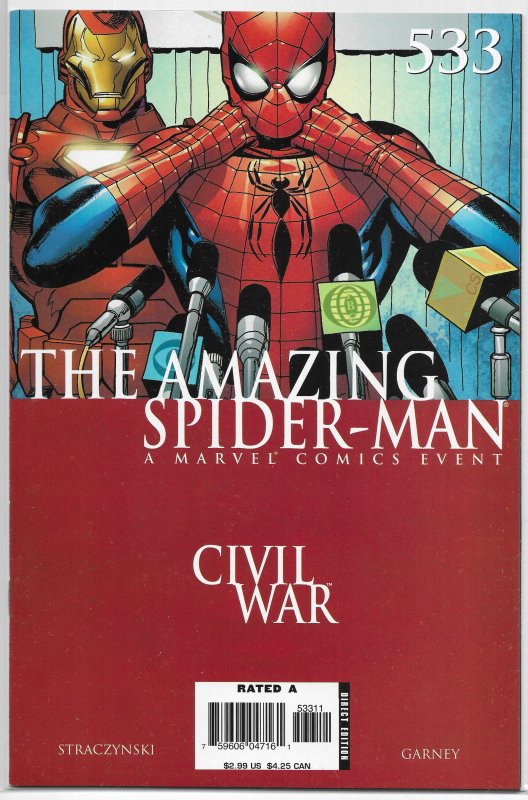 Amazing Spider-Man   vol. 1   #533 FN (Civil War)