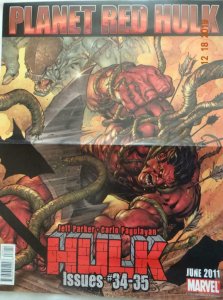 PLANET RED HULK  X-FORCE Promo Poster, 10 x 14, 2011, MARVEL,  Unused 367