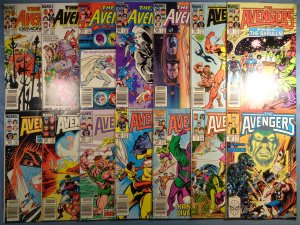 Avengers Lot #249 #250 #253 #254 #255 #258 #259 #260 #261 #262 #264 #267 #278