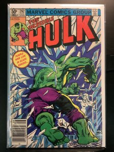 The Incredible Hulk #262 Newsstand Edition (1981)