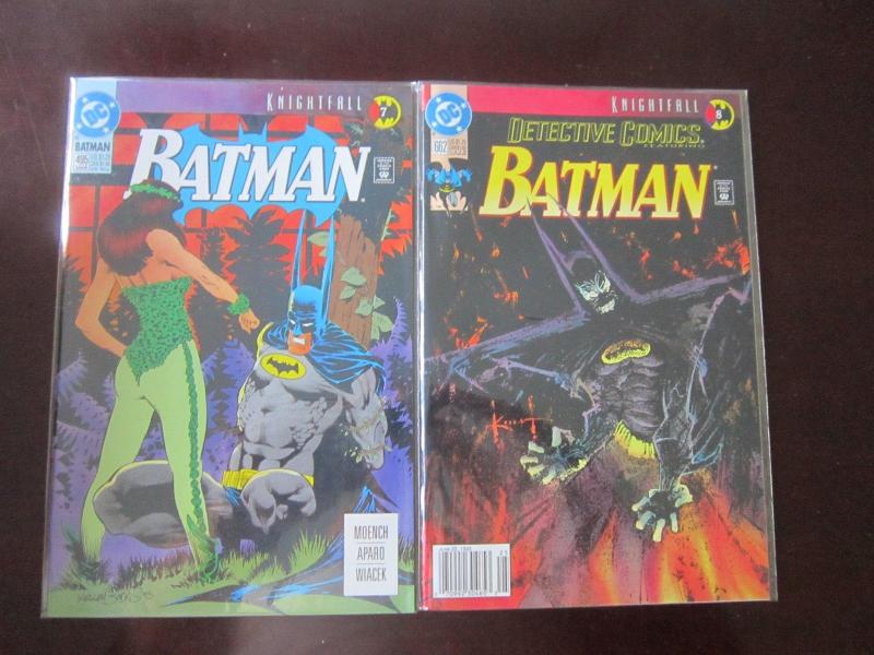 Batman Knight Fall Set - VF+ Average - 1993