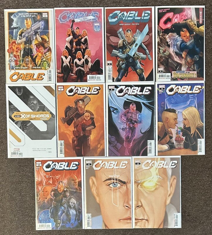Cable #1,2,3,4,5,7,8,9,10,11,12 Marvel Comics 2020 NM Duggan Noto X-Men Lot