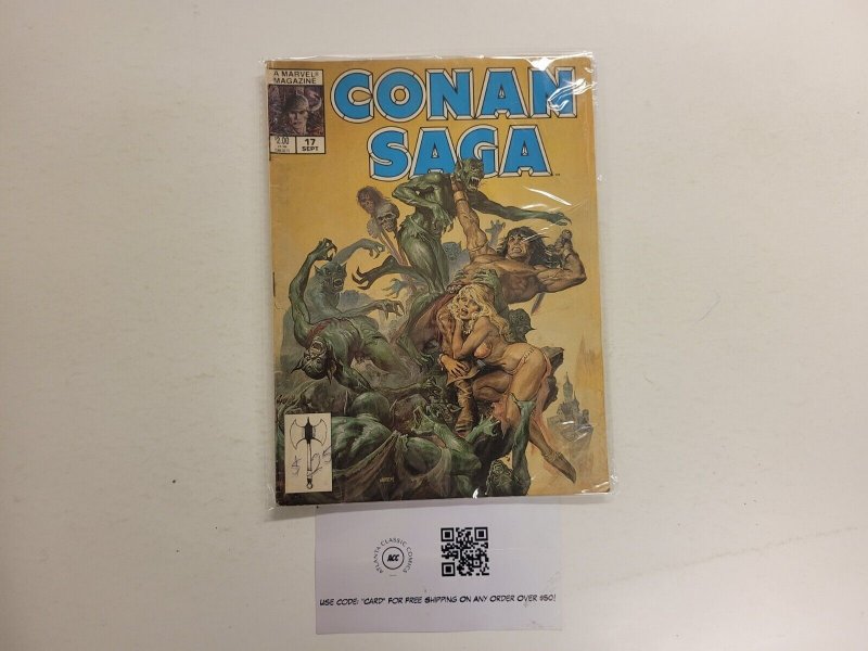 Conan Saga #17 VF Marvel Comics Magazine 10 TJ24