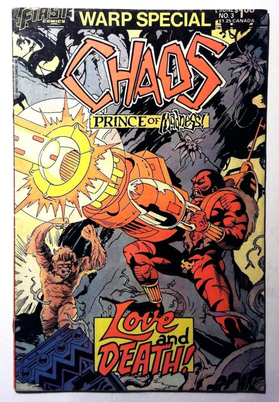 Warp Special (Chaos) #3 (1984) First Comics 1st Print Comic Book