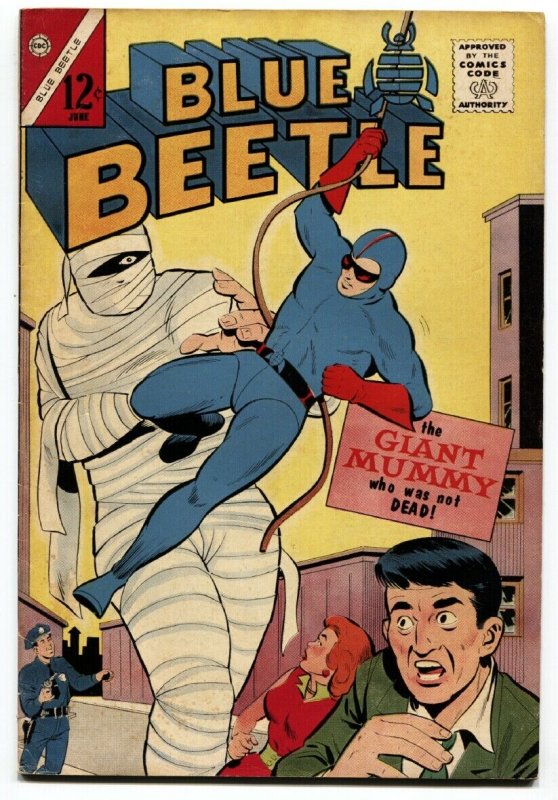 BLUE BEETLE  #1 1964-CHARLTON-1ST ISSUE-GIANT MUMMY-3 CHPTER STORY