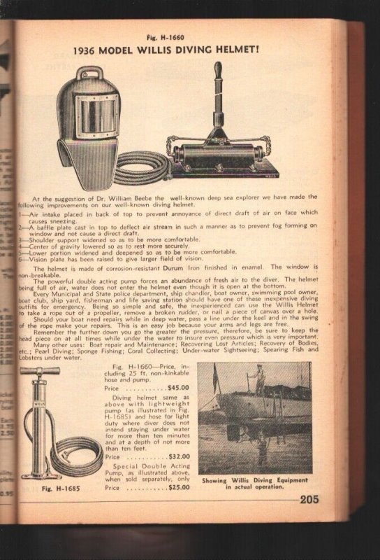 Boat Supplies Catalog 1936-Over 200 pages of Nautical parts & pieces-Illustra...