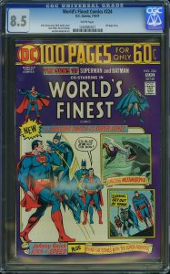 World's Finest Comics #224 (1974) CGC 8.5 VF+