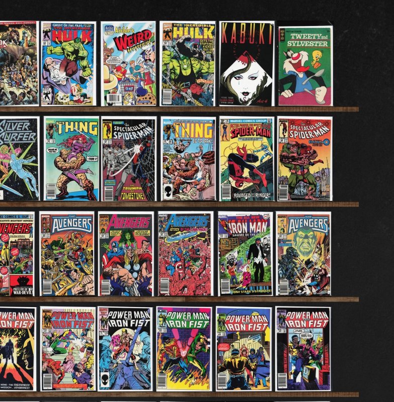 Huge Lot 150+ Comics with The Avengers, Captain America & More!