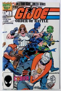 G.I. Joe Order of Battle #3 (Feb 1987, Marvel) 7.0 FN/VF