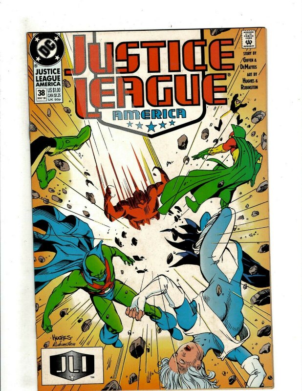 12 Justice League America DC Comics # 31 32 33 34 35 36 37 38 39 40 41 42 HG3