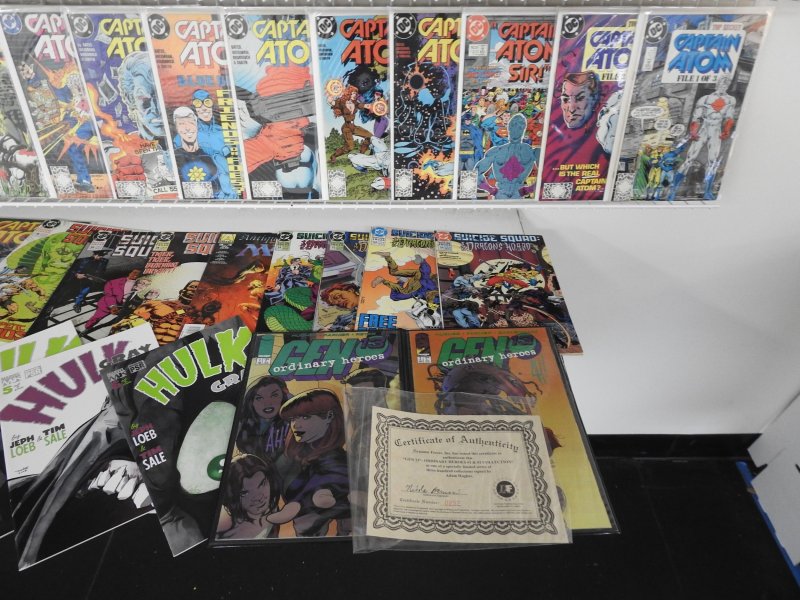 Huge Lot of 150+ Comics W/ King Spawn, Hulk, Captain Atom! Avg. VF- Condition!
