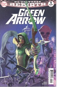 Green Arrow #1 (9-16) - DC Universe Rebirth - w/ Black Canary - vs Ninth Circle