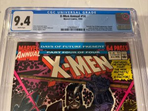 X-Men Annual (1990) # 14 (CGC 9.4 WP) 1st Cameo Gambit ( Predate X-Men 266)