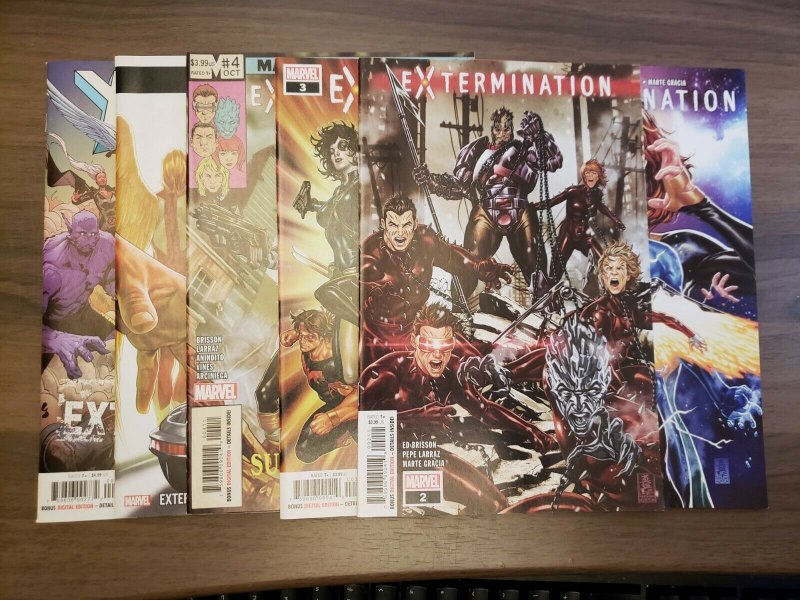 Extermination #1-5 (1,2,3,4,5) + X-Men The Exterminated (2018) 1st Kid Cable