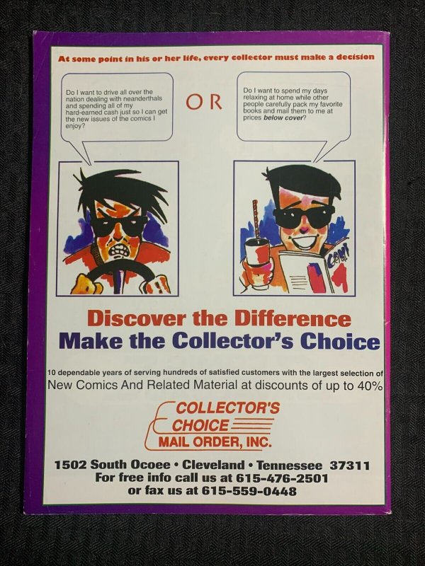 1993 COMIC SOURCE Marketplace Magazine #2 FN+ 6.5 Pitt / Swamp Thing