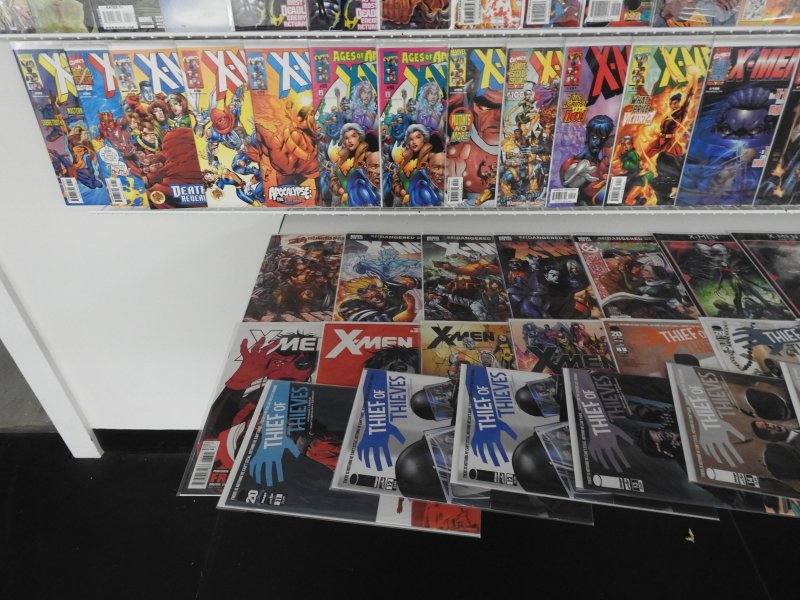 Huge Lot 150+ Comics W/ X-Men, X-Force, Superman, +More! Avg VF+ Condition!