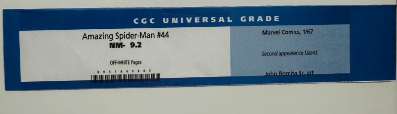 The Amazing Spider-man #44 (1967) NM see description