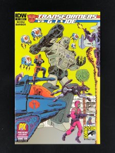 The Transformers vs. G.I. Joe #1 NM Diamond Previews Cover (2014) Cover A