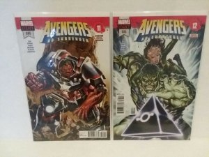 AVENGERS: NO SURRENDER 11 & 12 - 2nd APPEARANCE IMMORTAL HULK - FREE SHIPPING