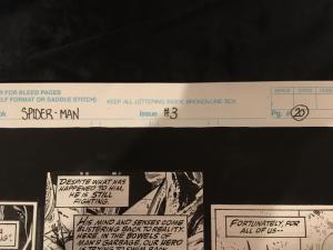 Todd McFarlane original art; Spiderman #3; page 20