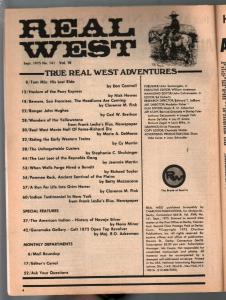 Real West 9/1975-Charlton-Tom Mix's Last Ride-Unforgettable Custers-FN