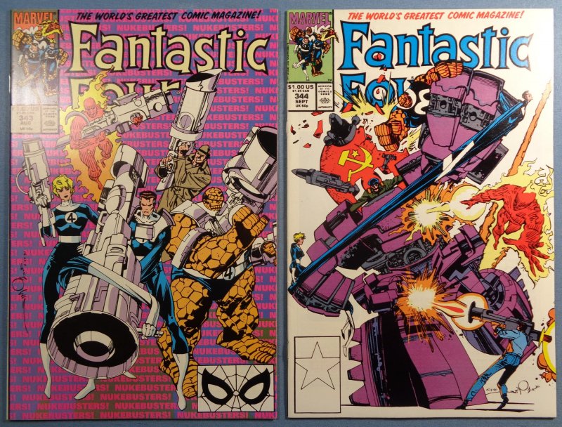 Fantastic Four Lot #325-349 Complete Run VF Spider-Man Hulk Ghost Rider