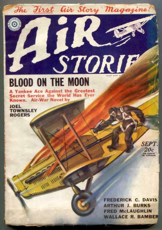 Air Stories Pulp September 1929- Blood On The Moon