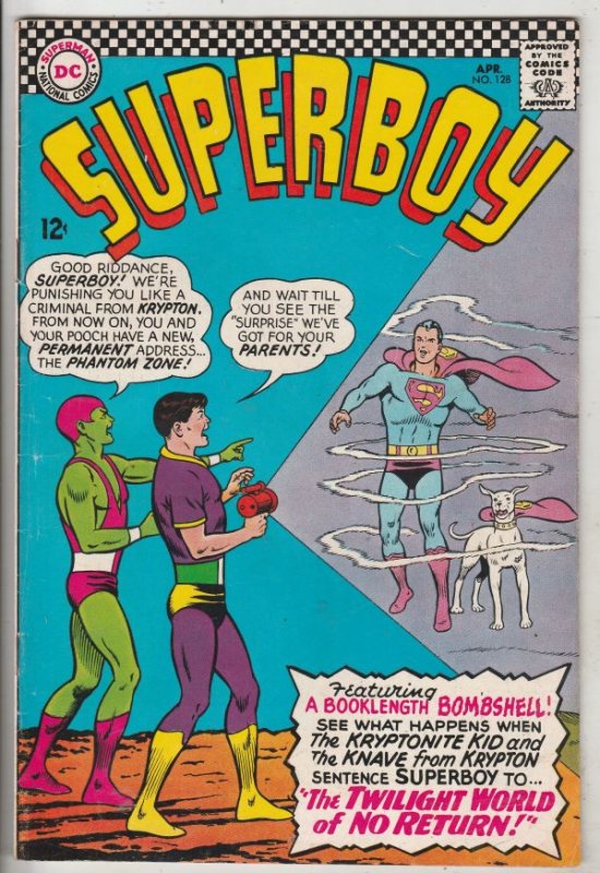 Superboy #128 (Apr-66) VF High-Grade Superboy