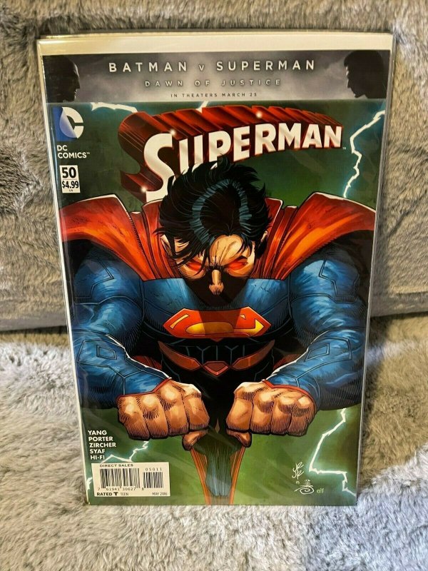 LOT OF 5 SUPERMAN The New 52 COMICS 36 LEGO VARIANT COVER 49 50 51 52 (2015)