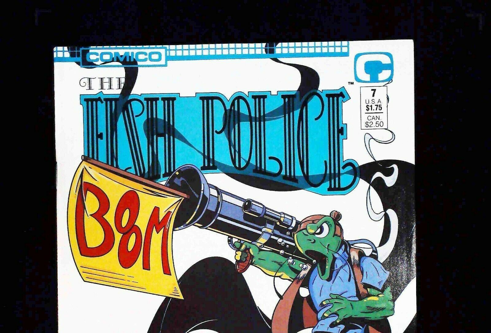 The Fish Police #7 Comico/Apple Comics 1988 Vf/Nm | Comic Books ...