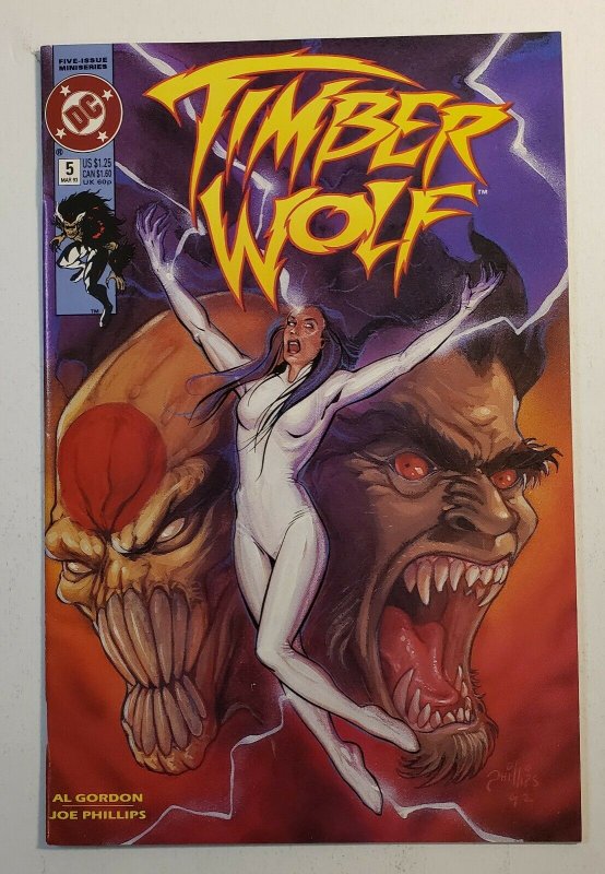 TIMBER WOLF #1-5 COMPLETE SET NM DC COMICS 1992