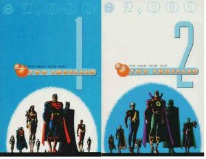 DC TWO THOUSAND (2000) 1-2  JLA & JSA