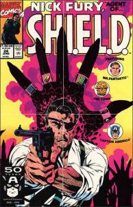 Marvel NICK FURY, AGENT OF S.H.I.E.L.D. (1989 Series) #24 VF
