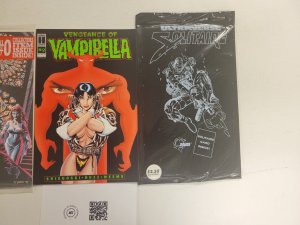 3 Malibu Topps Comics #2 Vampirella + #0 Zorro + #1 Solitaire 7 TJ27