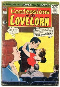 CONFESSIONS OF THE LOVELORN #98 1958- THEATER COVER G-