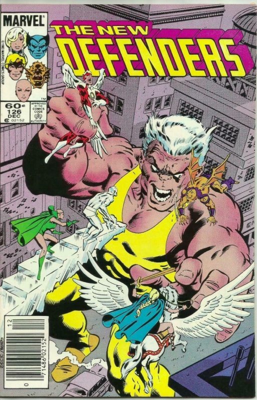 DEFENDERS #126, VF/NM, Valkyrie, Gargoyle, Beast, 1972 1983, Marvel. upc